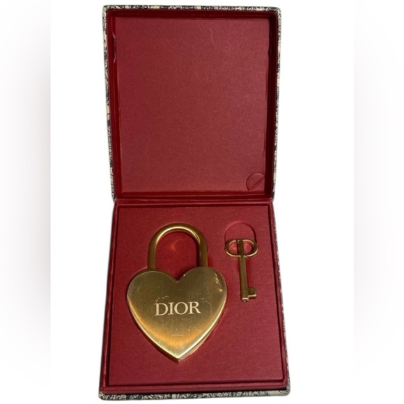 Dior Accessories - Brand New Dior Beauty Heart Padlock and Key Set, Gift with Purchase